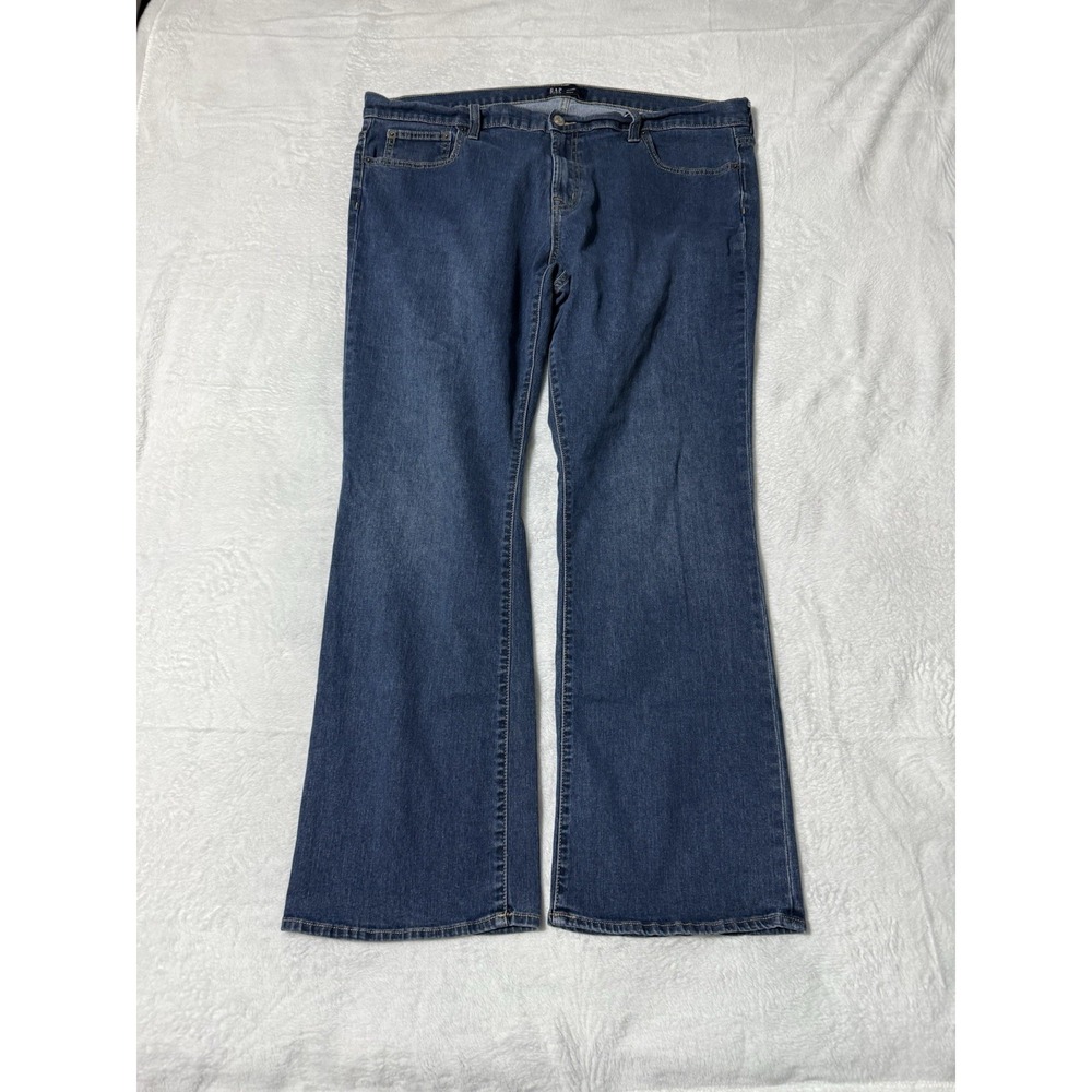 GAP‎ Boot Jeans Womens 20W Blue Medium Wash Denim Bootcut Stretch 41x30